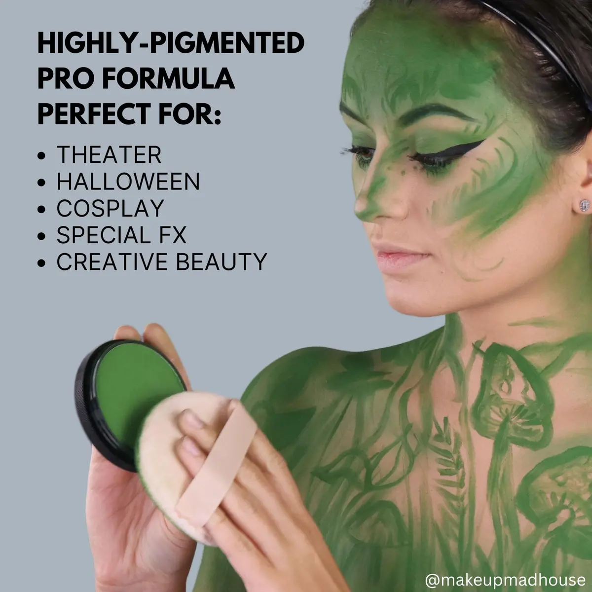 Mehron Makeup StarBlend - ORANGE | Full Coverage Wet/Dry Face Paint for Stage & Cosplay - view 5