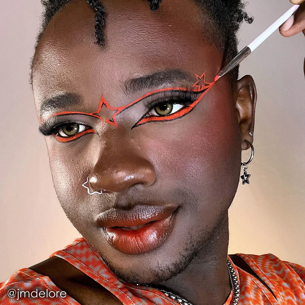 Mehron Makeup StarBlend - ORANGE | Full Coverage Wet/Dry Face Paint for Stage & Cosplay - view 2