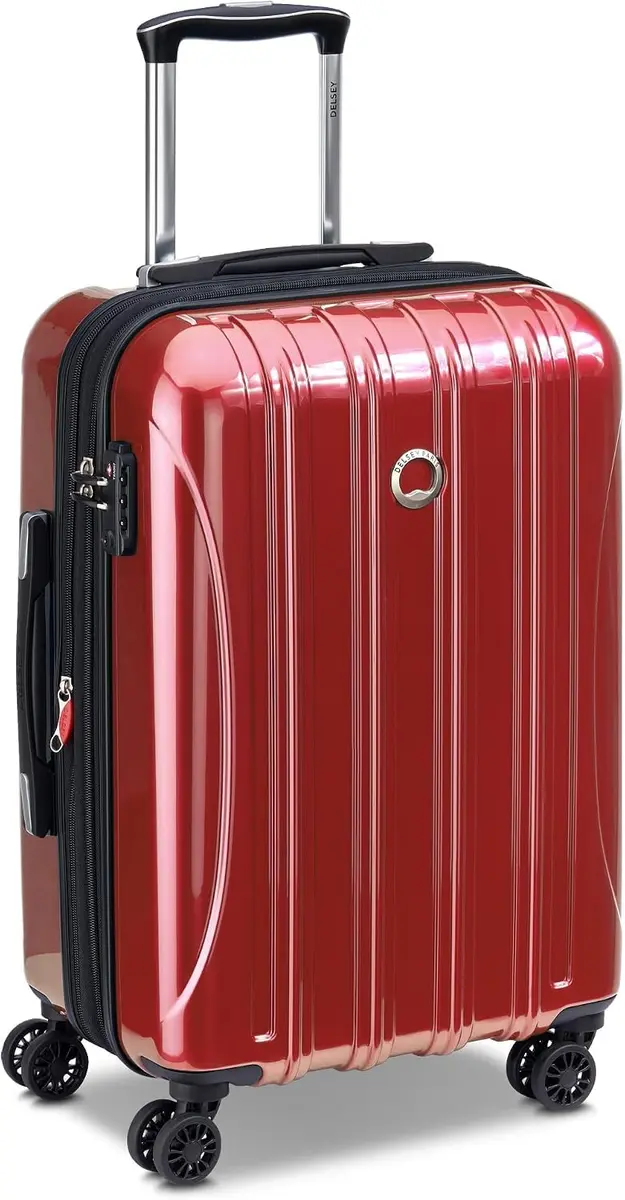 DELSEY PARIS Helium Aero 21 Inch Carry-On Luggage Brick Red | Lightweight Hard Shell with TSA Lock - view 8