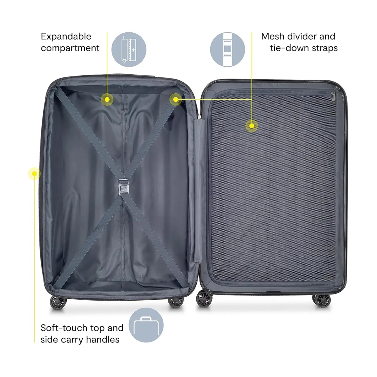 DELSEY PARIS Helium Aero 21 Inch Carry-On Luggage Brick Red | Lightweight Hard Shell with TSA Lock - view 3