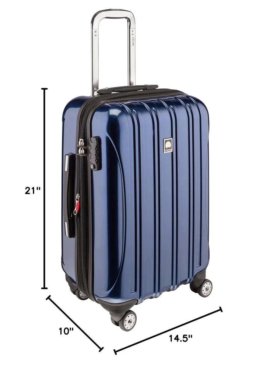 DELSEY PARIS Helium Aero 21 Inch Carry-On Luggage Blue Cobalt | Lightweight Polycarbonate Suitcase with TSA Lock - view 9