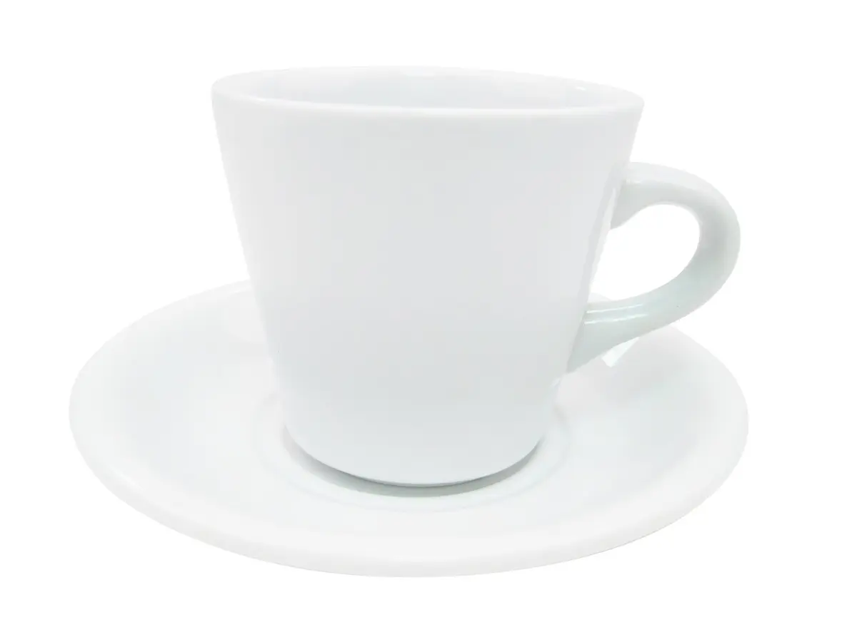 CAC China RCN-2 Clinton Rolled Edge 6-Inch Super White Porcelain Saucer | Durable & Trendy for Hospitality (70-120 chars) - view 2