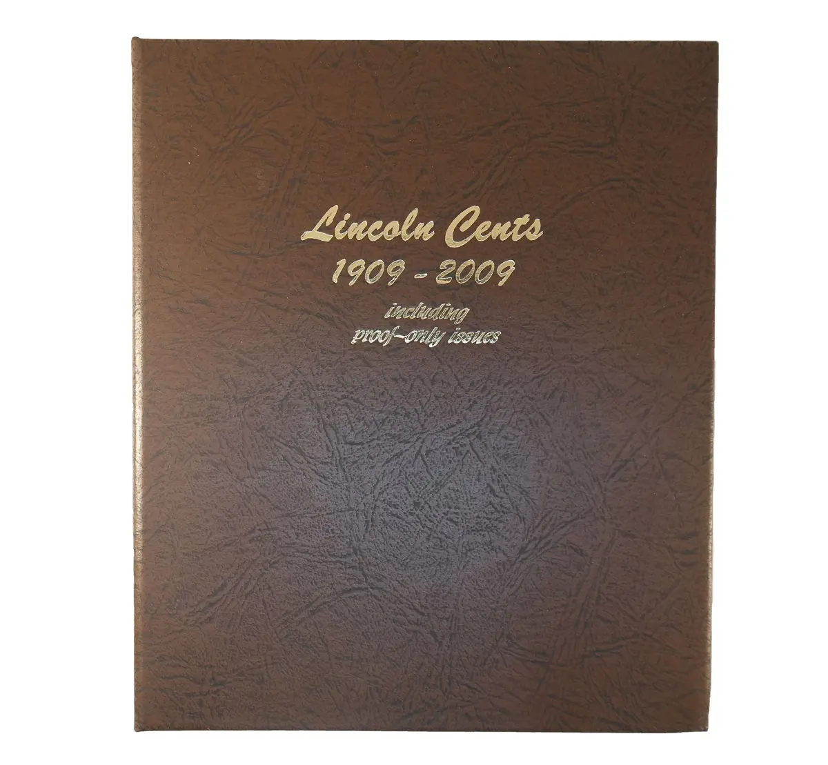 Dansco Lincoln Cent with Proof Coin Album 1909-2009 #8100 | Holds 324 Coins, Brown Leatherette Binder - main product image