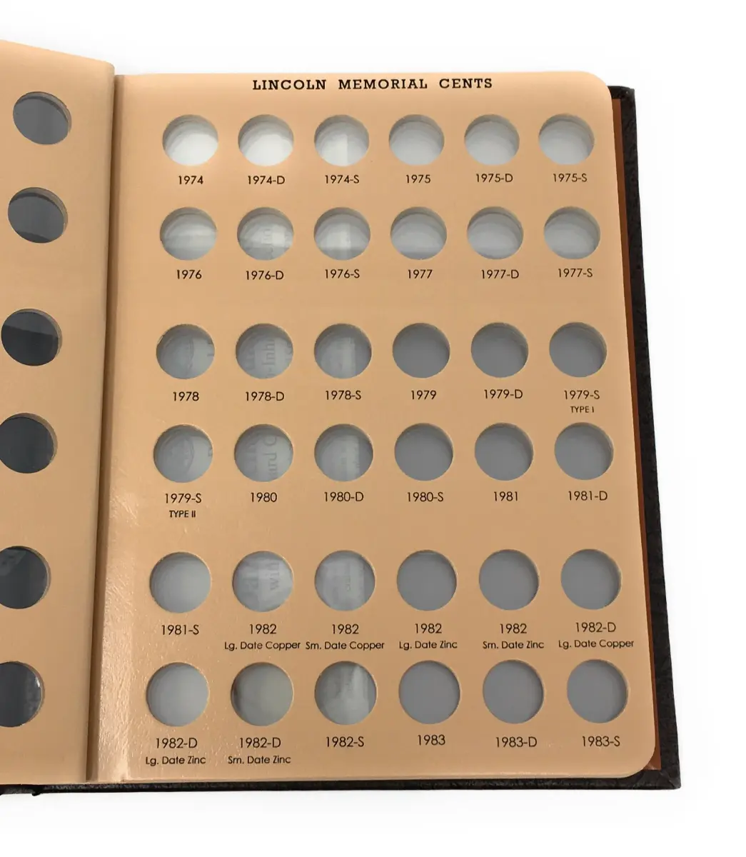 Dansco Lincoln Memorial Cent Coin Album 1958-2009 with Proof #8102 | Holds 180 Coins - view 5