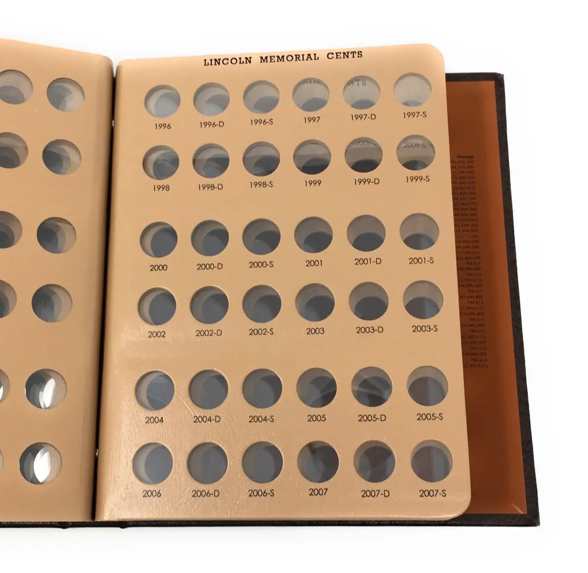 Dansco Lincoln Memorial Cent Coin Album 1958-2009 with Proof #8102 | Holds 180 Coins - view 7