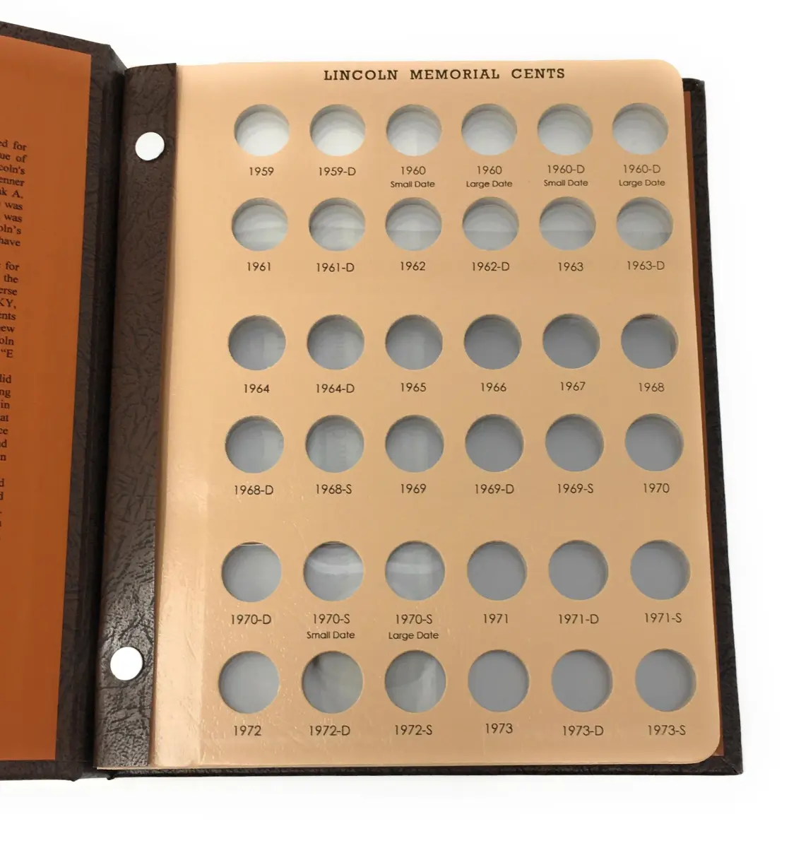 Dansco Lincoln Memorial Cent Coin Album 1958-2009 with Proof #8102 | Holds 180 Coins - view 4