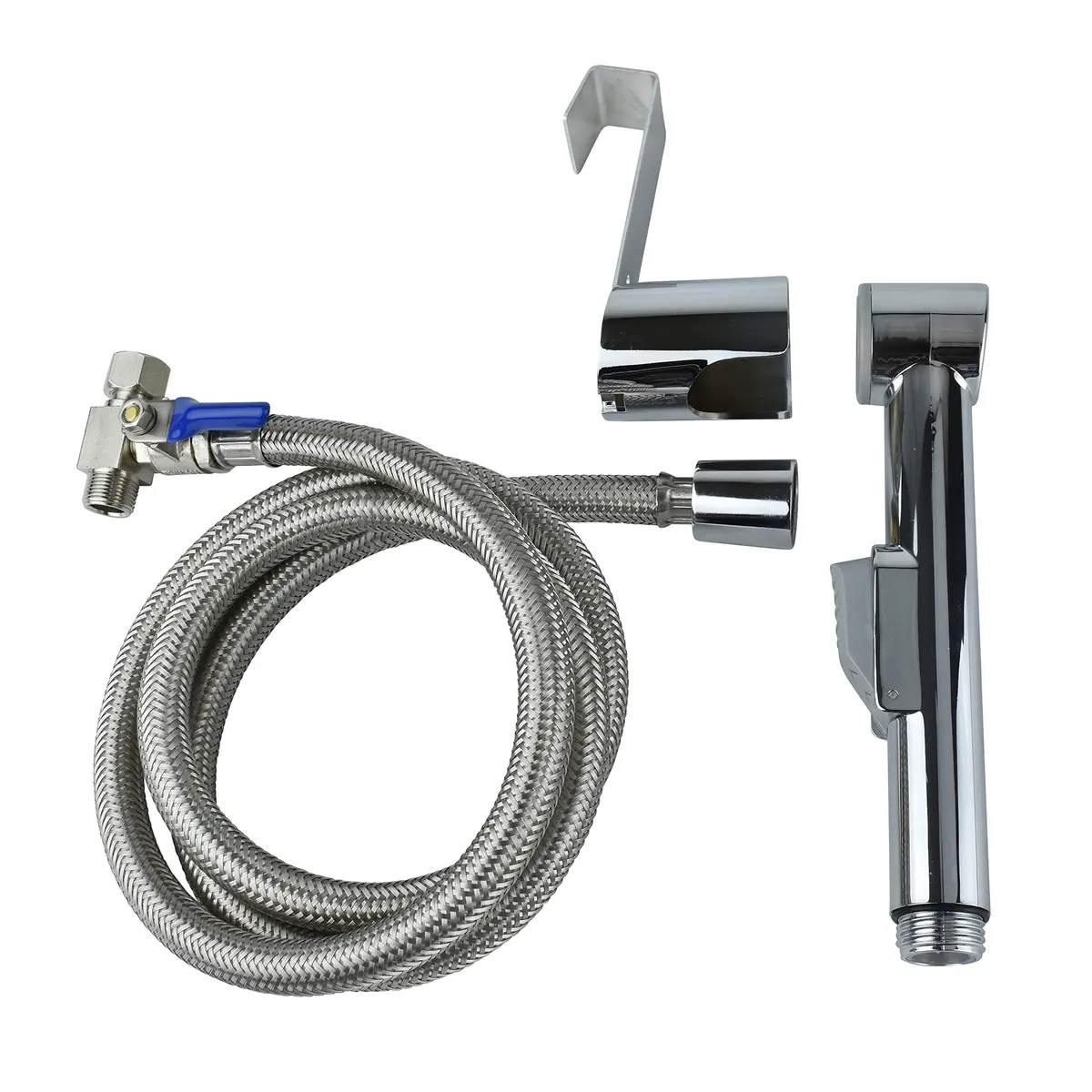Plumb Pak PP838-1 Personal Hygiene System Handheld Bidet | Easy Toilet Attachment, Chrome Finish - view 2