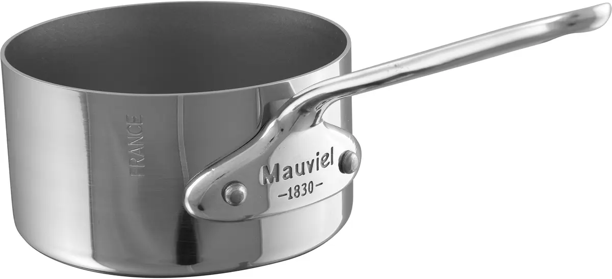 Mauviel M'Minis 1mm Stainless Steel Mini Sauce Pan 3.54-In | French Craftsmanship - main product image