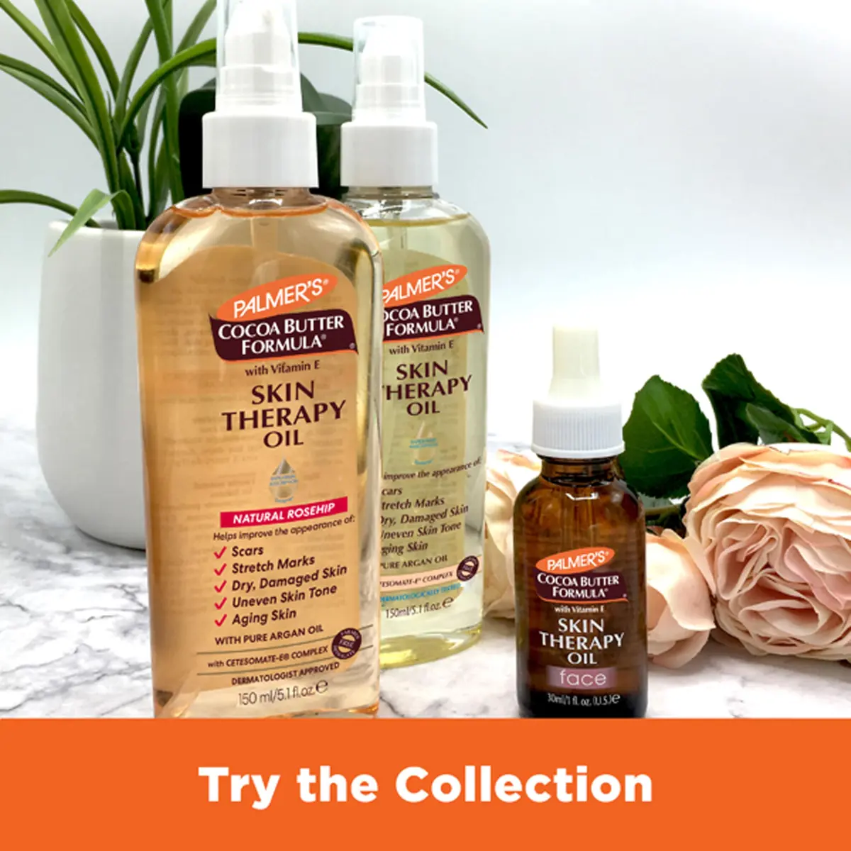 Palmer's Skin Therapy Rosehip Body Oil 151ml (5.1 Fl Oz) | Cocoa Butter Formula for Scars & Stretch Marks - view 5