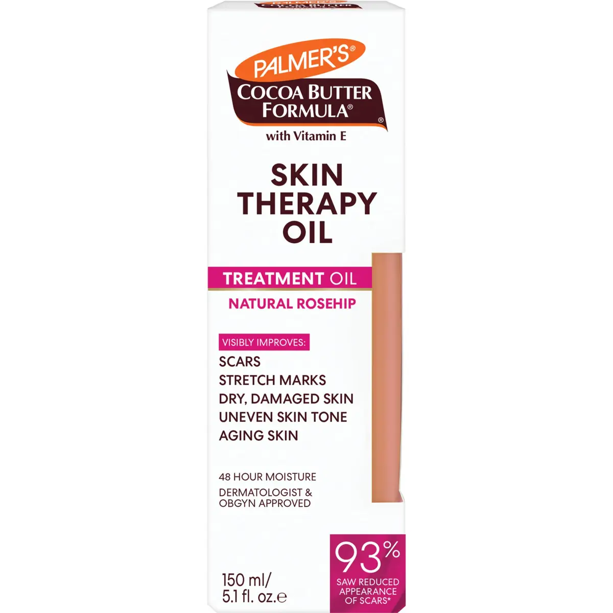 Palmer's Skin Therapy Rosehip Body Oil 151ml (5.1 Fl Oz) | Cocoa Butter Formula for Scars & Stretch Marks - view 2