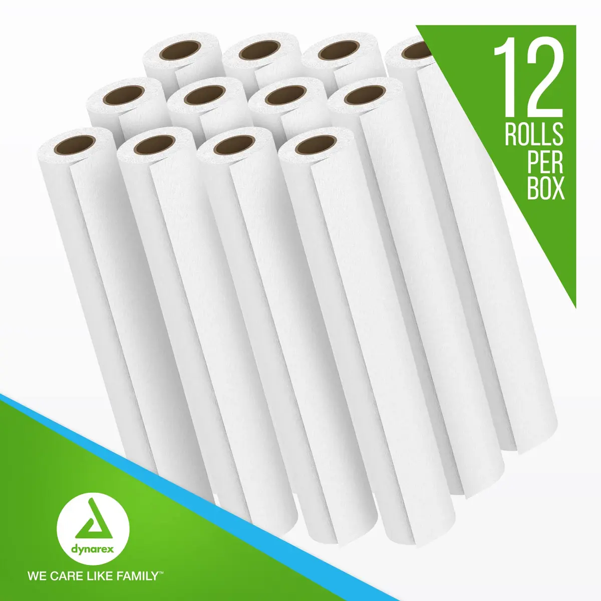 Dynarex Table Paper, Crepe, 18" x 125 ft., Pack of 12 | High-Quality Exam Table Cover for Medical & Massage Use - view 6