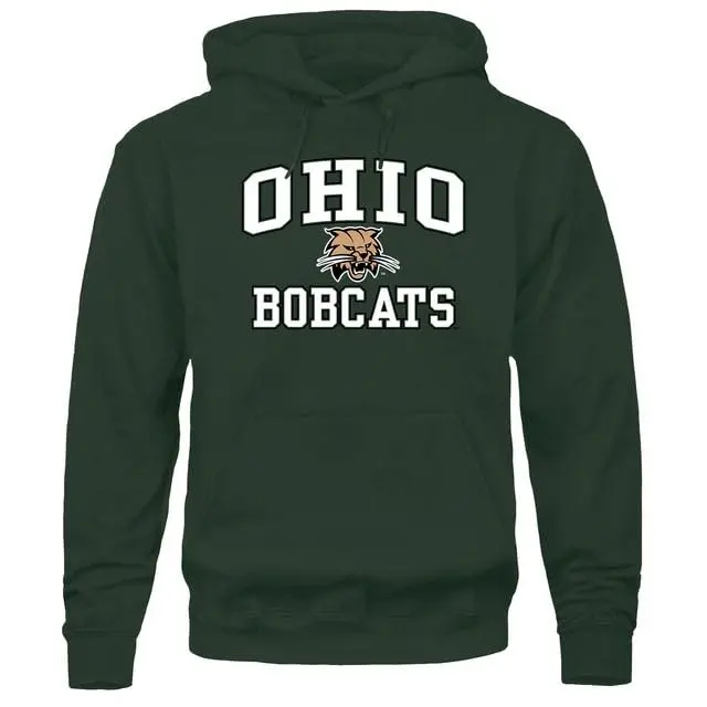 Barnesmith Ohio University Sweatshirt, Heritage, Hunter Green | NCAA Official College Apparel (Medium) - view 2