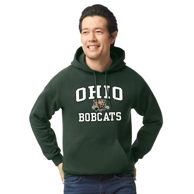 Barnesmith Ohio University Sweatshirt, Heritage, Hunter Green | NCAA Official College Apparel (Medium) - view 4