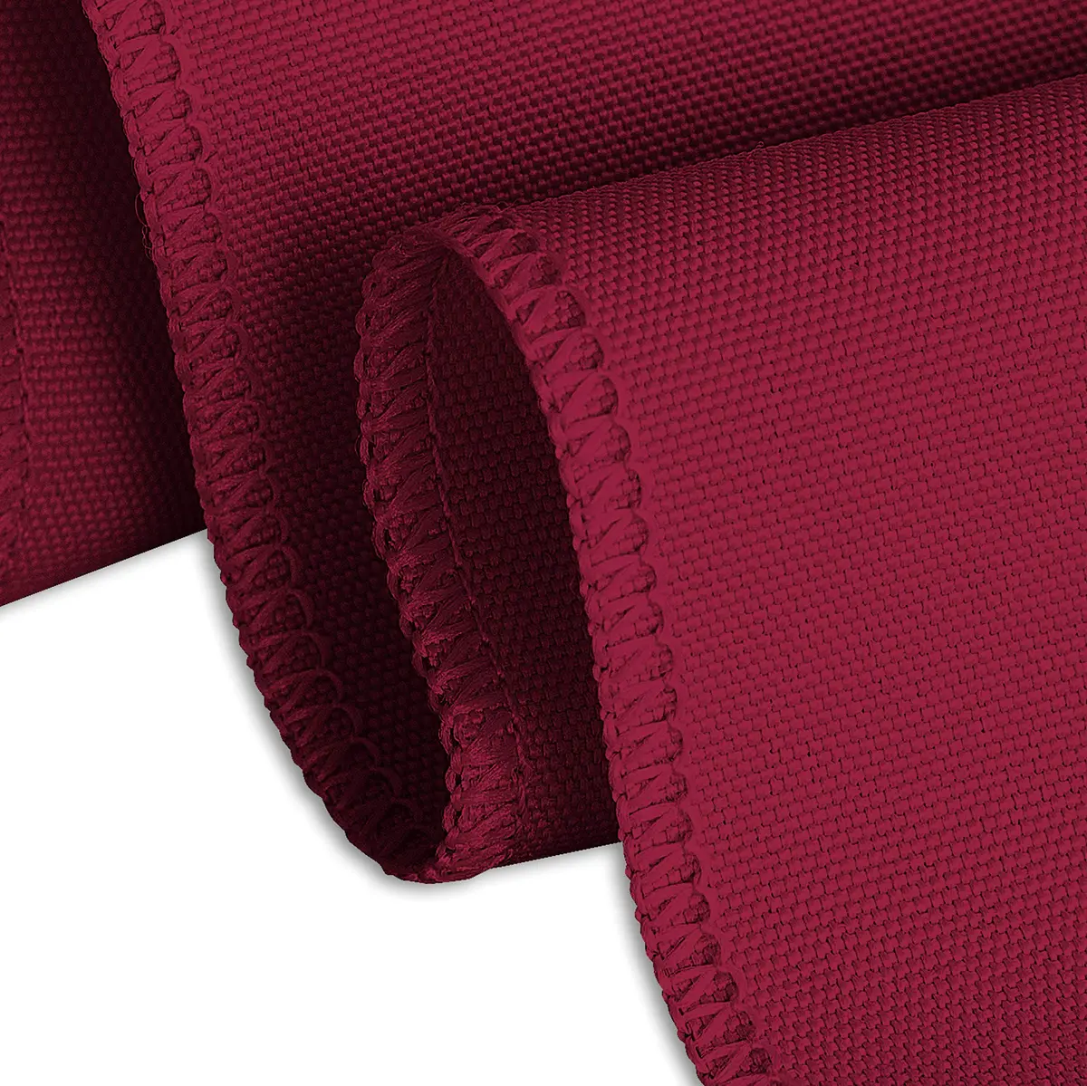 LTC LINENS 14 ft Burgundy Pleated Table Skirt for Rectangular & Round Tables | Elegant Polyester Banquet Cover - view 2