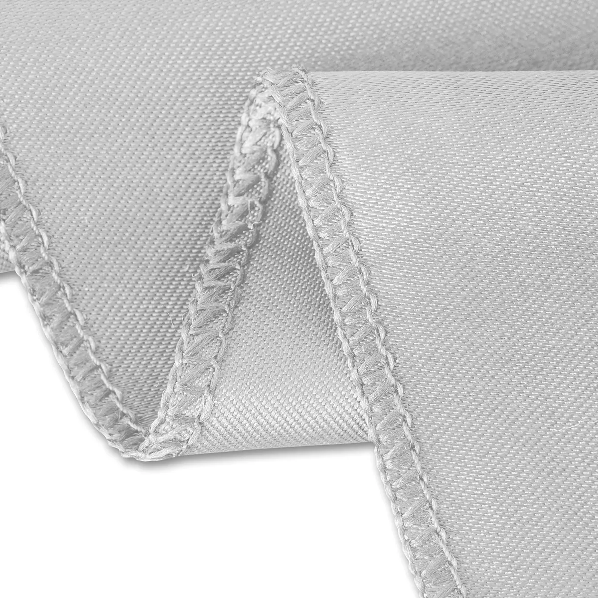 LTC LINENS Satin Tablecloth 60 x 126-Inch Silver | Elegant, All-Season Table Cover - view 2