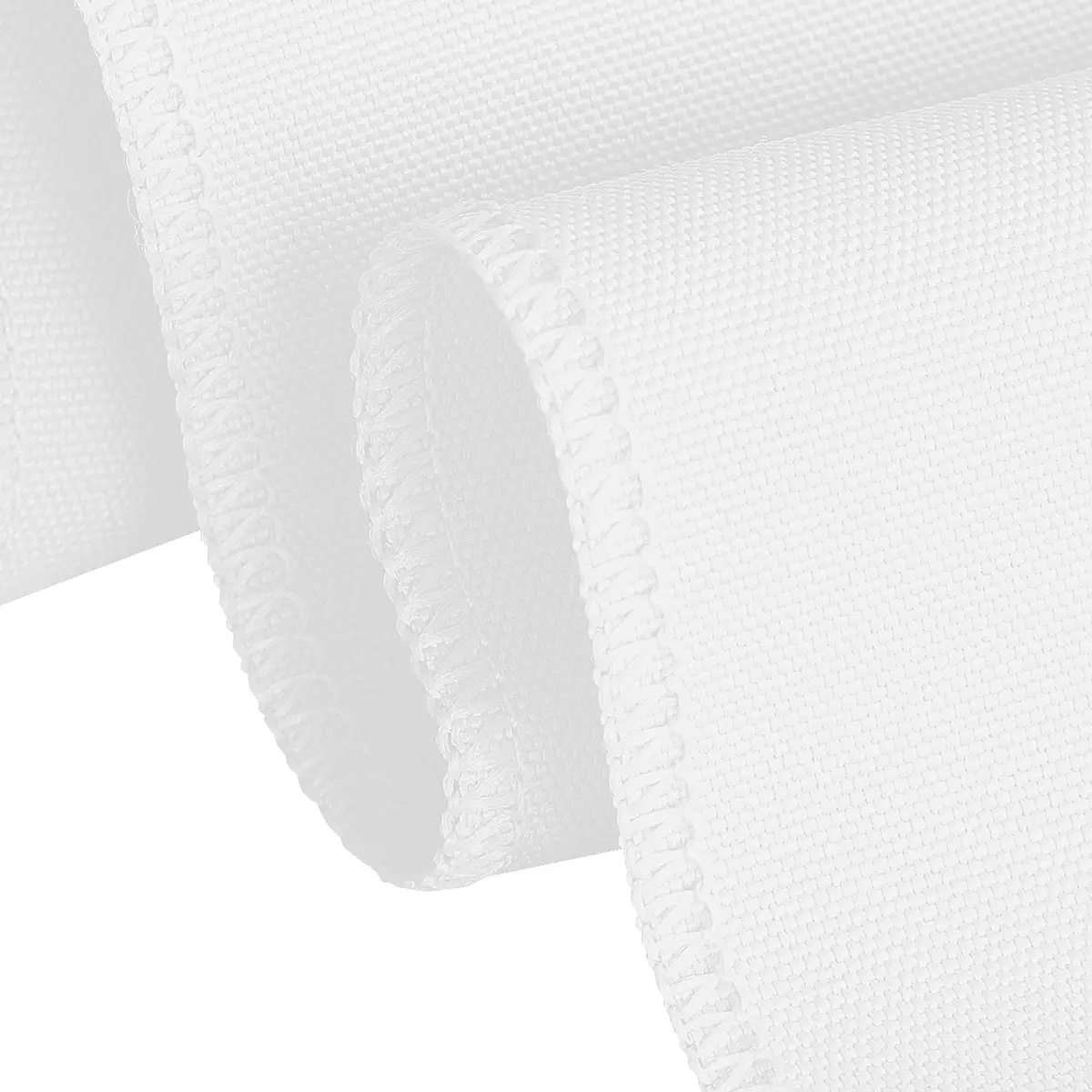 LTC LINENS 6 ft. Fitted Polyester Tablecloth White | Wrinkle-Resistant, Snug Fit for Banquet & Event Tables - view 2