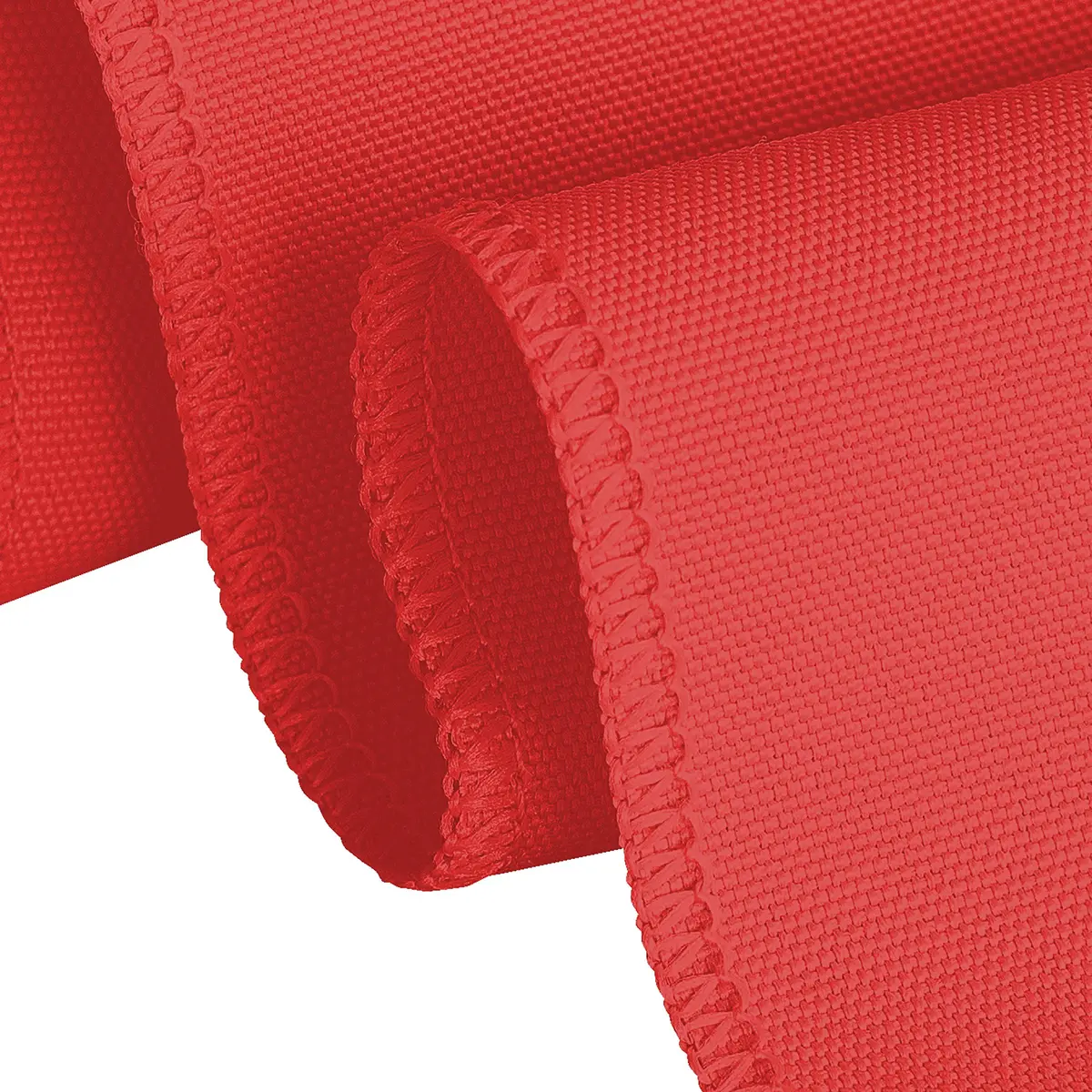 LTC LINENS 6 ft. Fitted Polyester Tablecloth Red | Wrinkle-Resistant & Snug Fit for Banquet & Event Tables - view 2