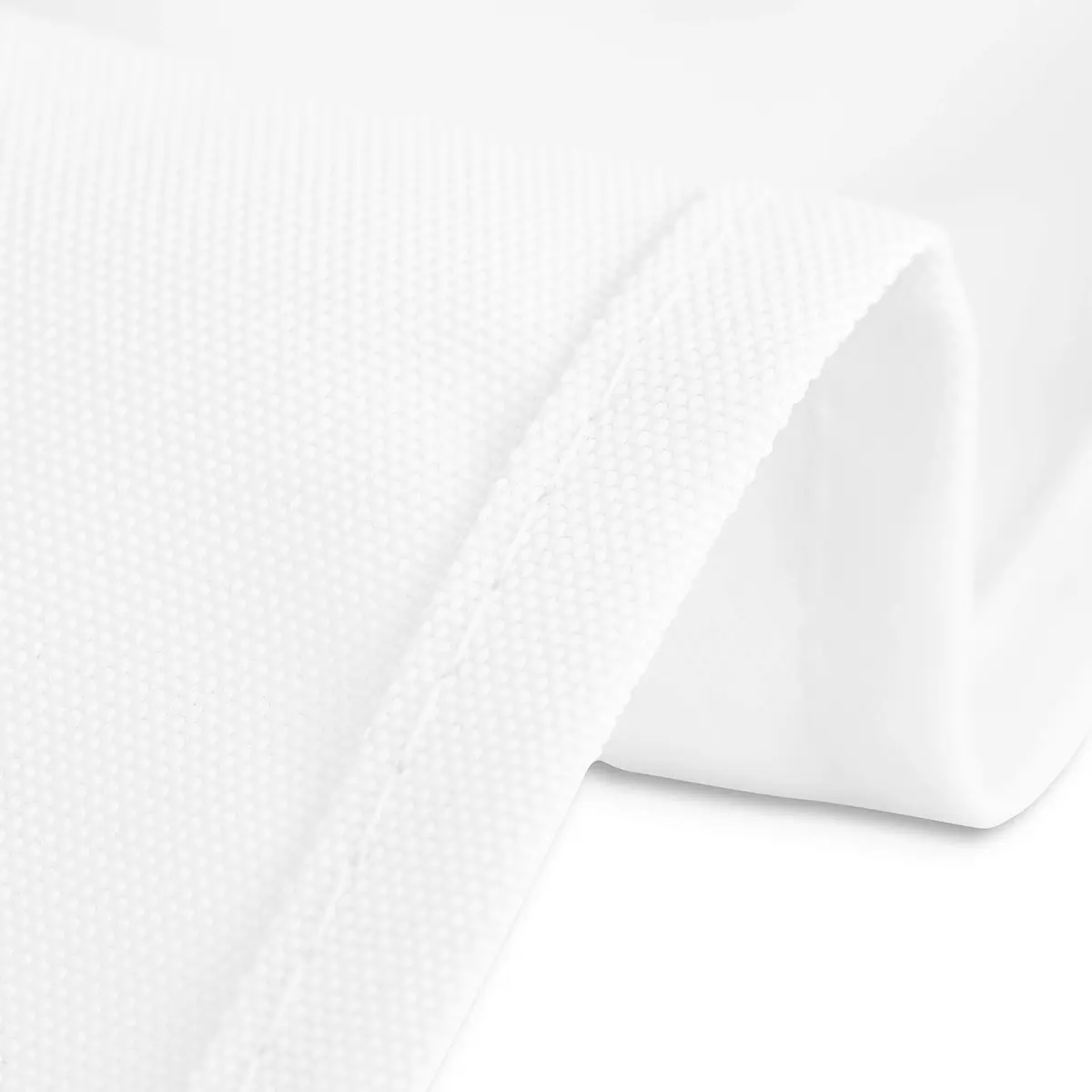 LTC LINENS 85-Inch Square Polyester Tablecloth White | Durable, Wrinkle-Resistant & Easy Care - view 2