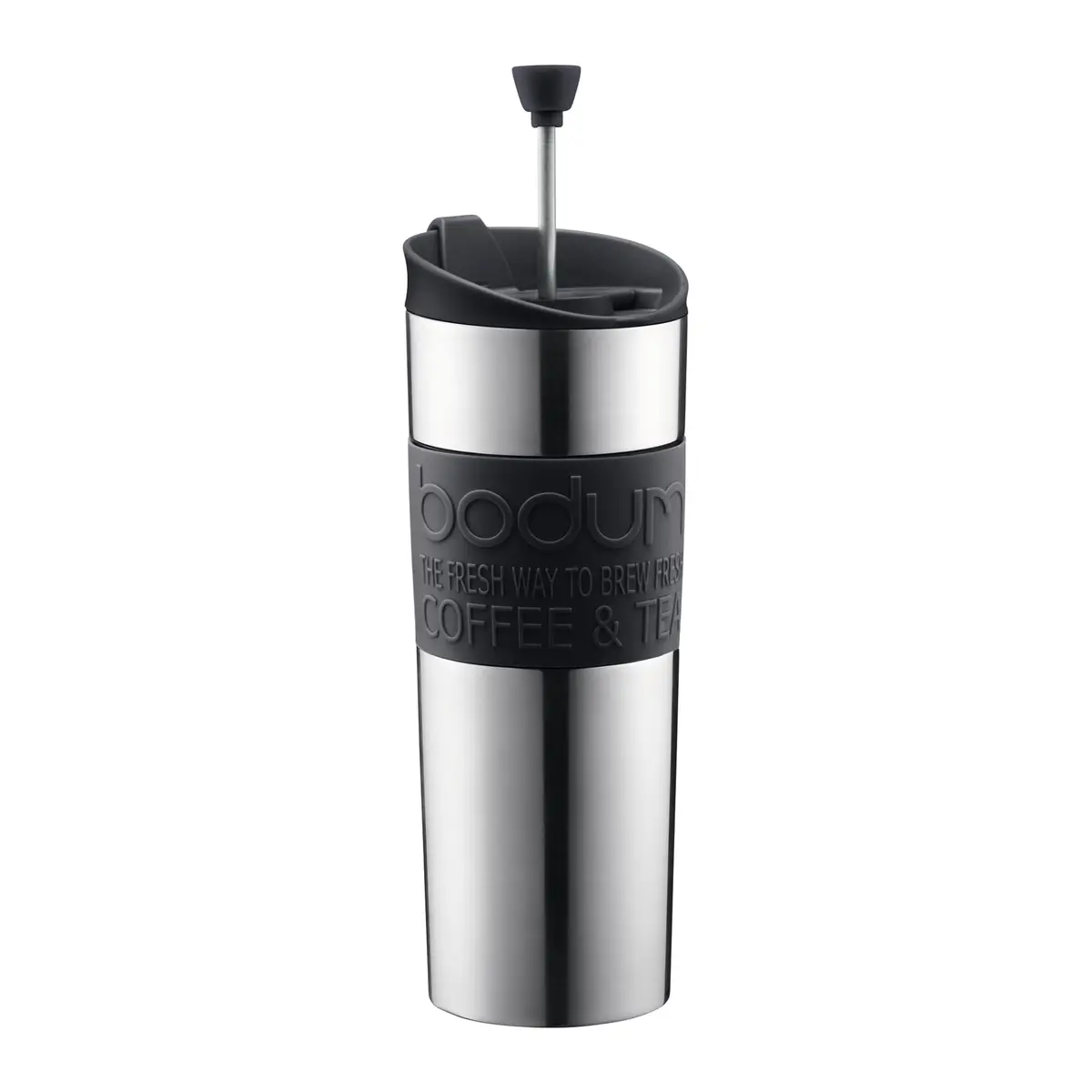 Bodum Travel Press French Press Coffee Maker 450ml (15oz) Black | Brews Coffee & Tea On The Go - main product image