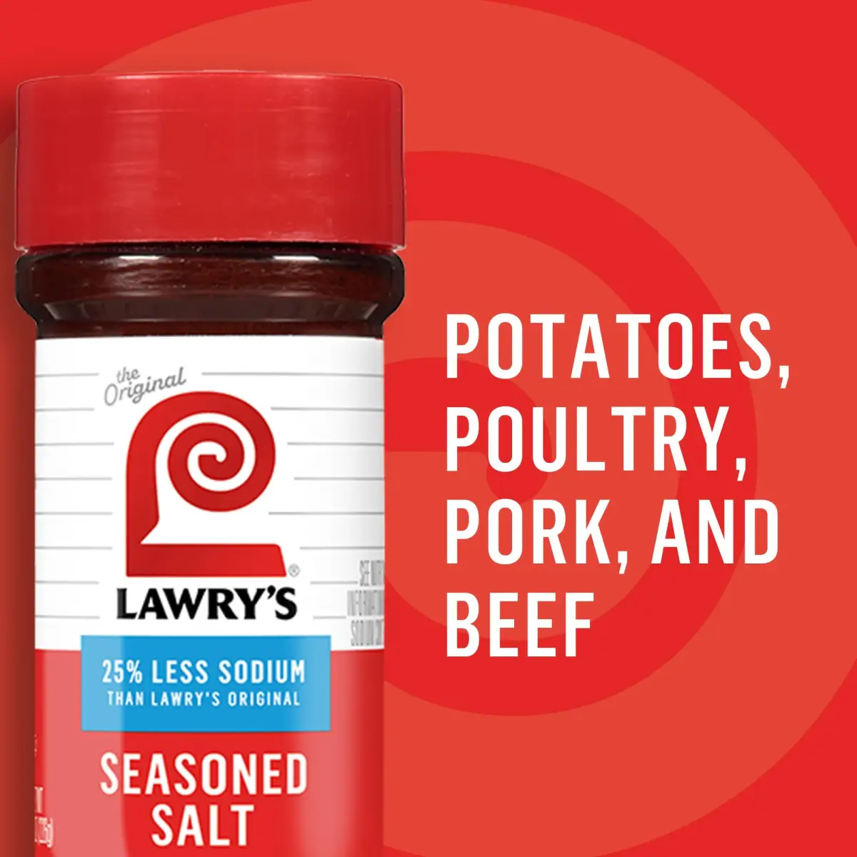 Lawry's Seasoned Salt 25% Less Sodium 227 g (8 oz) | Kosher Certified All-Purpose Seasoning - view 6
