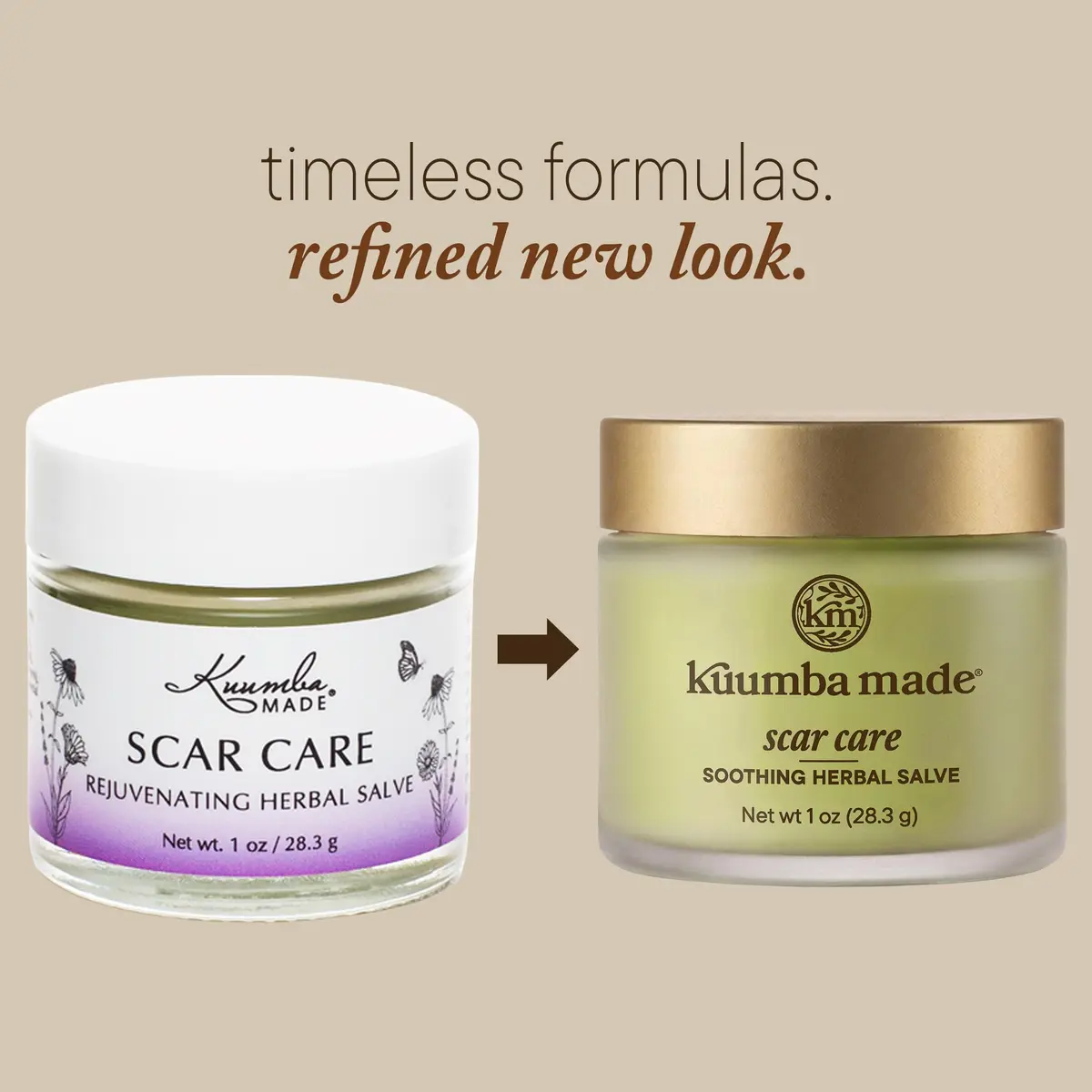 Kuumba Made Scar Care Salve, Herbal Balm with Comfrey & Calendula, 1 Oz | Supports Skin Regeneration & Scar Appearance - view 2