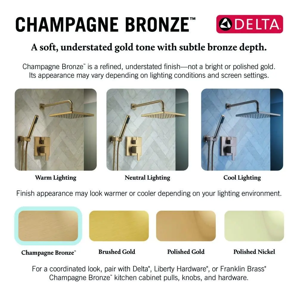 Delta Faucet Trinsic Handheld Shower Head 0.5 in | WaterSense & CALGreen Certified - view 3