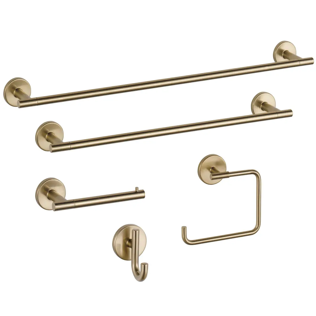 DELTA Single Towel Hook for Bathroom or Kitchen | Champagne Bronze | Trinsic Accessories - view 3