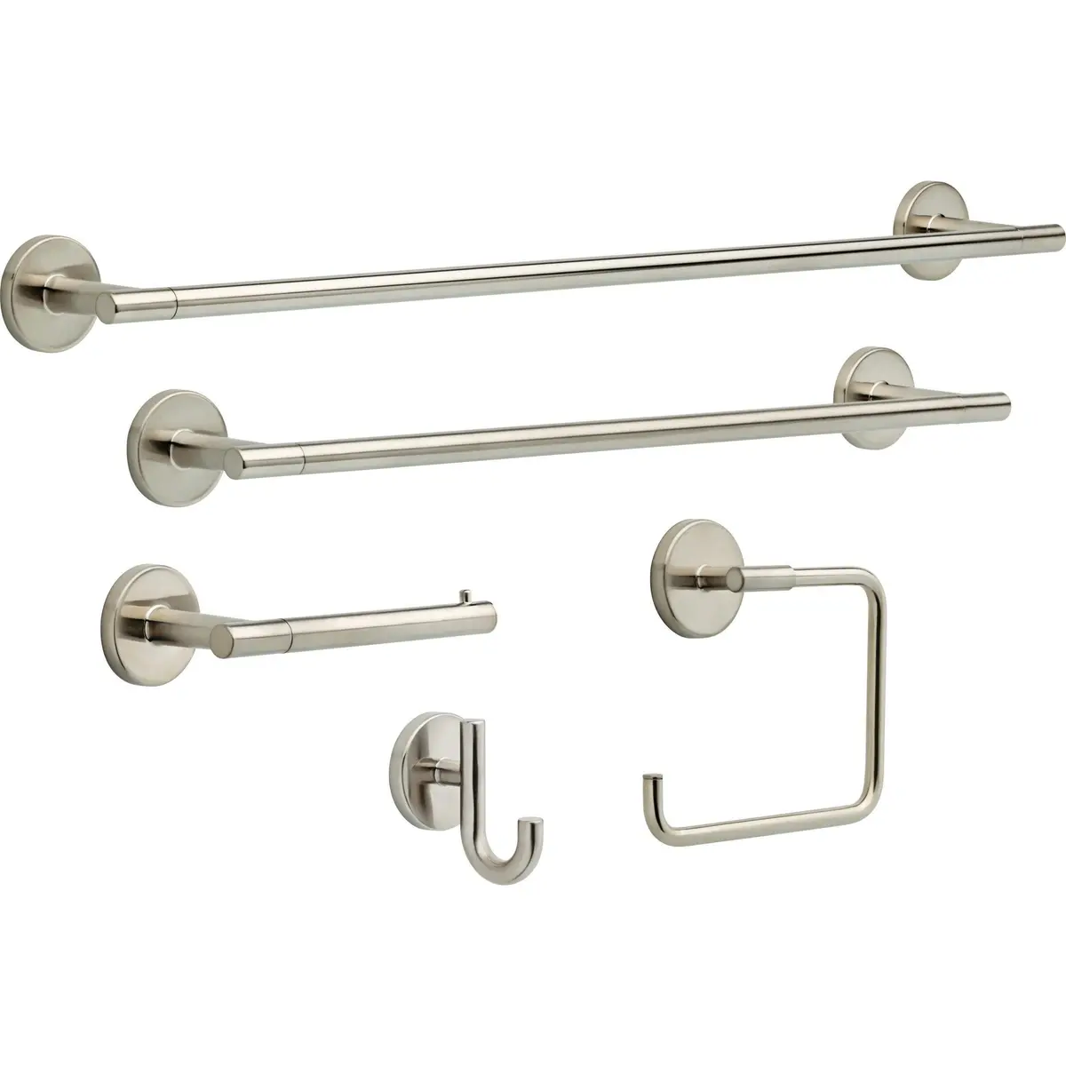 Delta Hand Towel Holder | Square Stainless Steel Ring for Hanging Towels in Kitchen, Bathroom | Trinsic Accessories - view 4