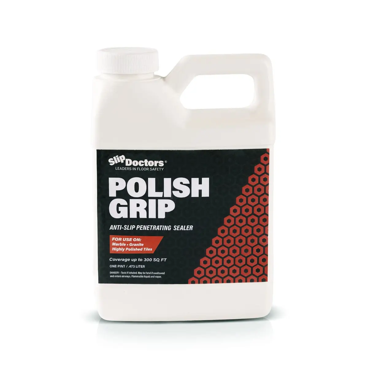 Slip Doctors Polish Grip Non-Slip Floor Coating & Sealant for Polished Marble, Granite & Tiles | Clear Pint - main product image