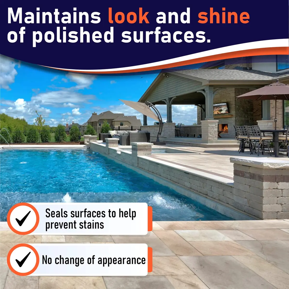 Slip Doctors Polish Grip Non-Slip Floor Coating & Sealant for Polished Marble, Granite & Tiles | Clear Pint - view 3