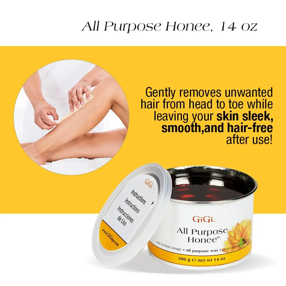 GIGI All Purpose Waxing Kit with Wax Warmer | Soft Wax Hair Removal for Beginners - view 3