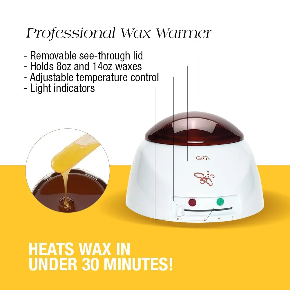 GIGI All Purpose Waxing Kit with Wax Warmer | Soft Wax Hair Removal for Beginners - view 4