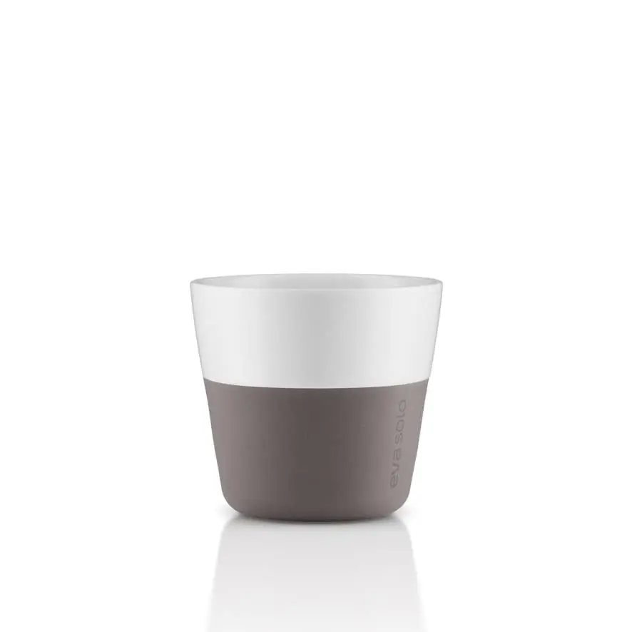 Eva Solo 2 Lungo Tumbler Mugs | Porcelain with Silicone Grip, 8 oz | Danish Design & Reusable - view 3