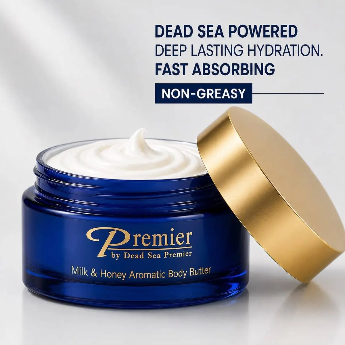 Premier Dead Sea Anti-Aging Body Cream - Milk & Honey 5.95 oz | Deep Hydration & Firming - view 4