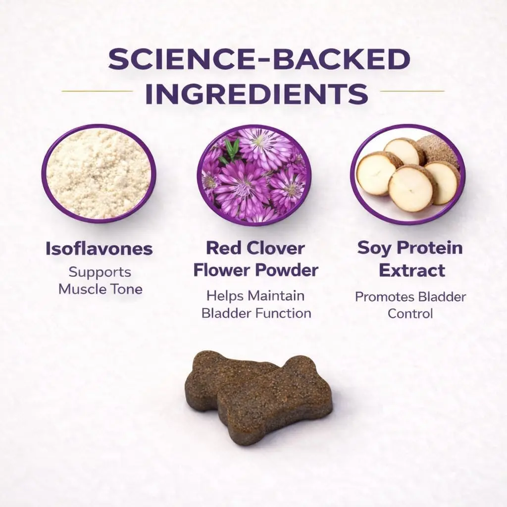 VetriScience Bladder Health Chews for Dogs, Chicken Flavor, 60 Count | Supports Bladder Control & Urinary Health - view 4