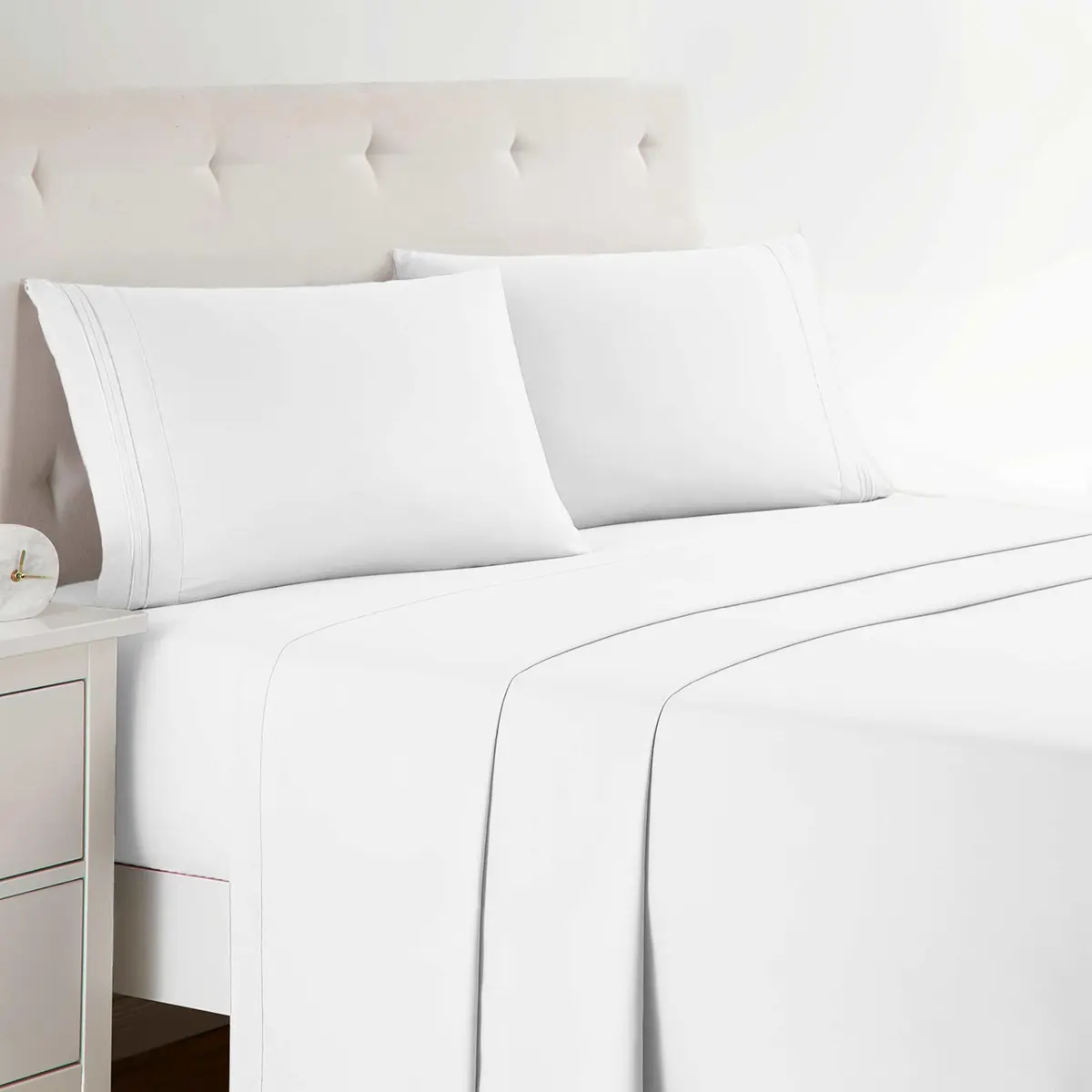 Clara Clark Bed Sheets Premier 1800 Series King | Wrinkle & Fade Resistant Microfiber Bedding - main product image