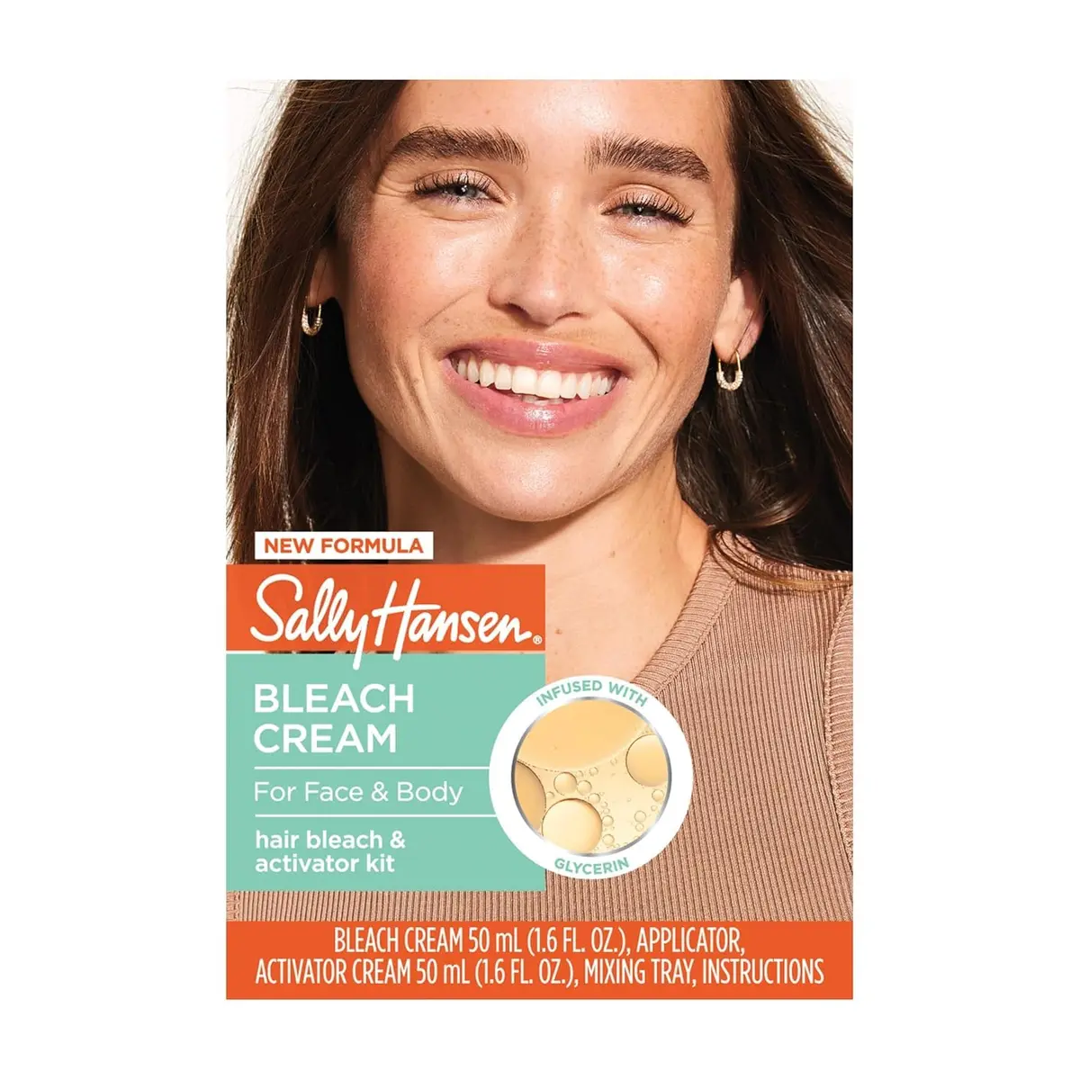 Sally Hansen Extra Strength Crème Body Bleach Kit 3.2 Fl Oz | Face & Body Hair Lightening with Aloe - main product image