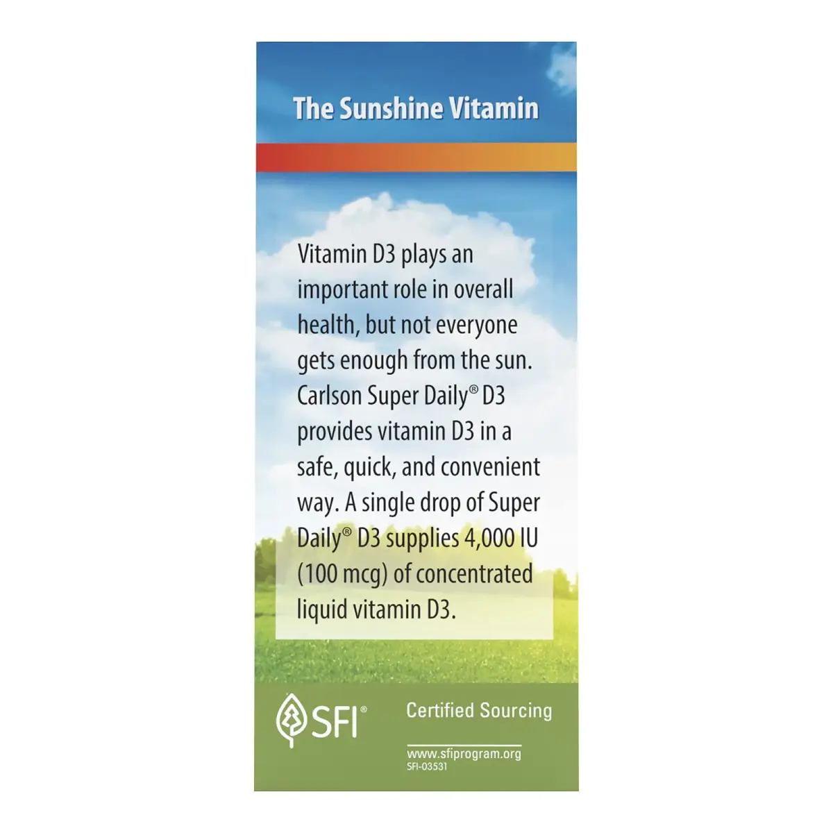 Carlson Super Daily D3 Liquid 4,000 IU (100 mcg) | Supports Heart, Immune, Bone Health - view 4