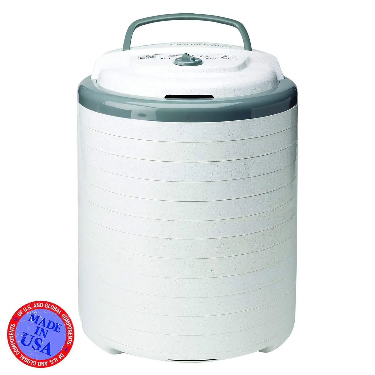 NESCO FD-75A Snackmaster Pro Food Dehydrator 600W | 5 Trays Expandable to 12, Gray - view 4