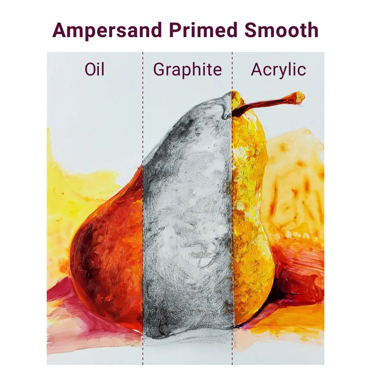 Ampersand Artist Panel Primed Smooth Surface 11x14 Inch (27.9cm x 35.7cm) | Rigid MDF Board for Acrylic, Oil, Mixed Media - view 4