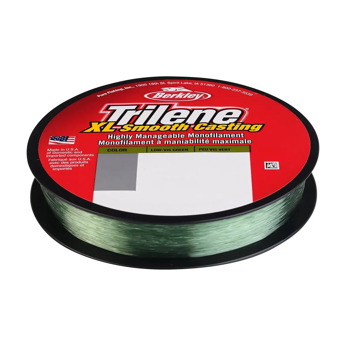 Berkley Trilene XL Low-Vis Green 10lb | 4.5kg, 300yd | 274m Monofilament Fishing Line for Freshwater - view 5