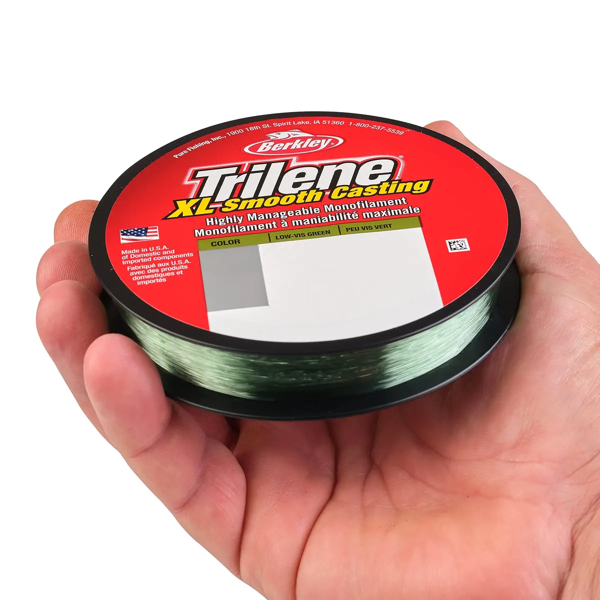 Berkley Trilene XL Low-Vis Green 10lb | 4.5kg, 300yd | 274m Monofilament Fishing Line for Freshwater - view 7