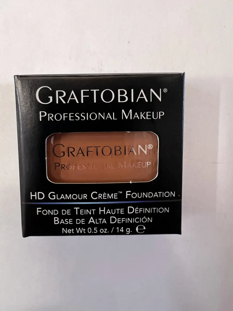 Graftobian HD Glamour Crème Foundation 0.5 oz (14.17 g) Butterscotch | Full Coverage Makeup for All Skin Types - view 7