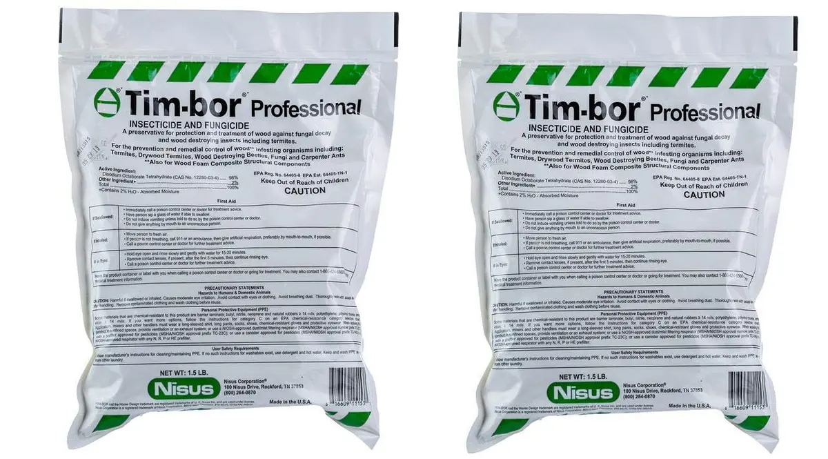 Nisus Tim-BOR Professional 2.27kg (5lb) Bags | Wood Preservative & Fungicide for Wood Decay & Termites - main product image