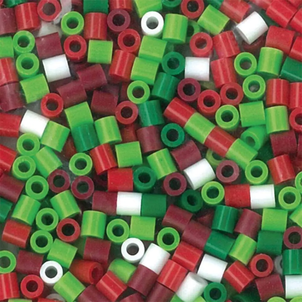 Perler Beads Christmas Mix 2 Bead Bag, Small, 1000 Count | Fun Holiday Crafting for Kids & Adults - view 2