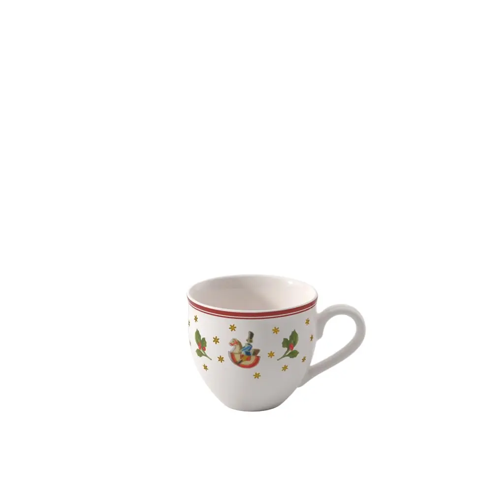 Villeroy & Boch Toy's Delight Demi Cup 100ml | Festive Porcelain Espresso Mug with Handle - main product image
