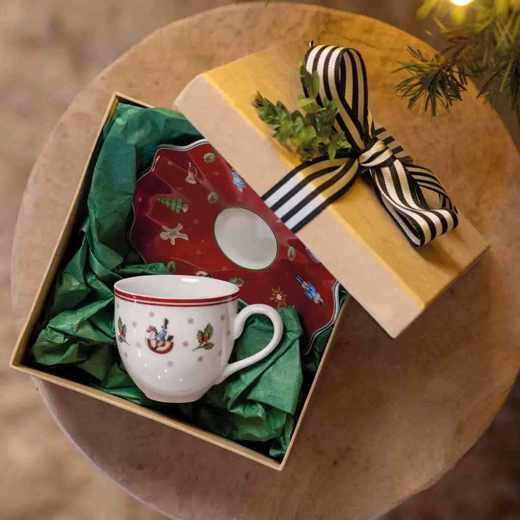 Villeroy & Boch Toy's Delight Demi Cup 100ml | Festive Porcelain Espresso Mug with Handle - view 2