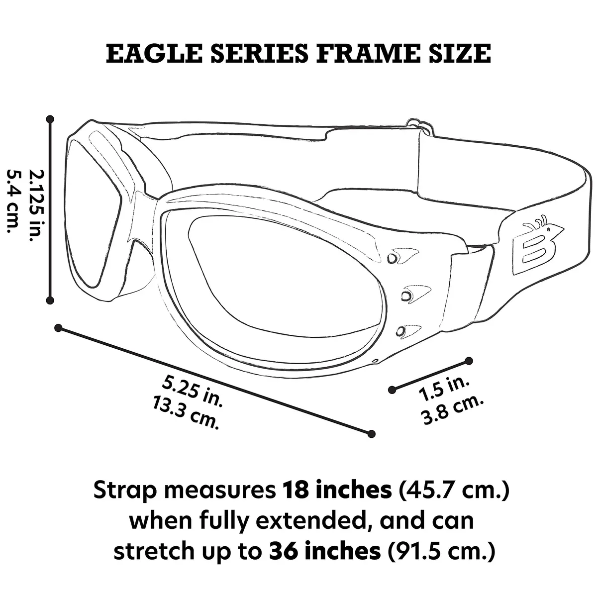 Birdz Eagle Motorcycle Goggles Black Frame Mirrored Brown Lens | 100% UVA/UVB Protection for Long Rides - view 5