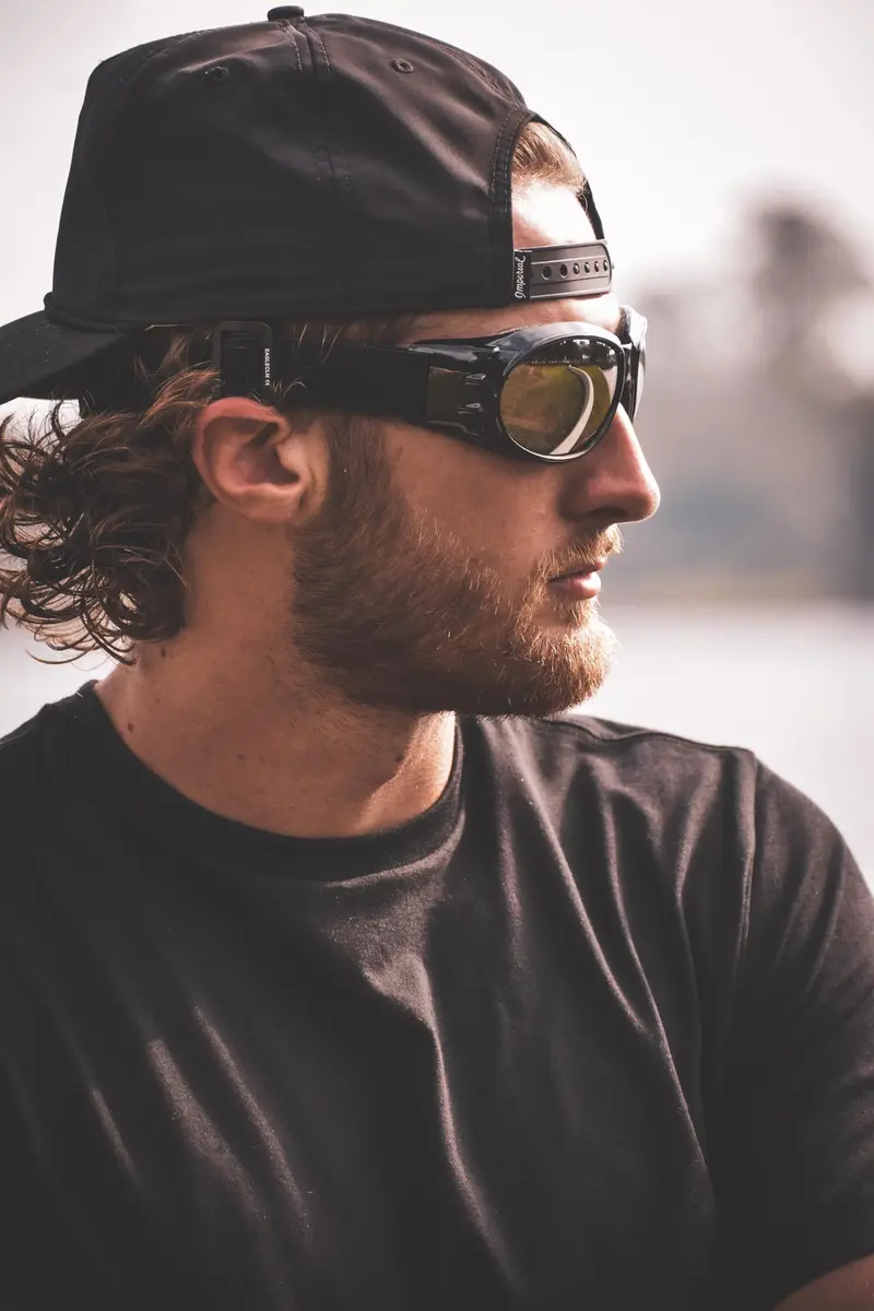 Birdz Eagle Motorcycle Goggles Black Frame Mirrored Brown Lens | 100% UVA/UVB Protection for Long Rides - view 6
