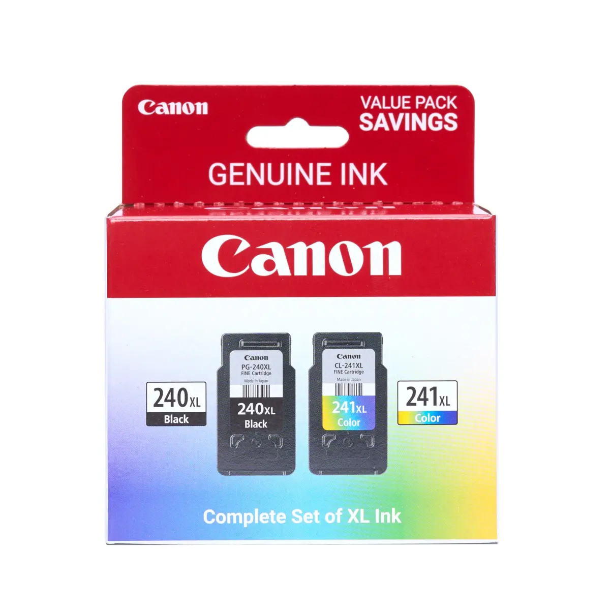 Canon PG-240 XL / CL-241 XL Value Pack (2 Cartridges) — Black & Color Ink | 300 Pages Black, 400 Pages Color - main product image